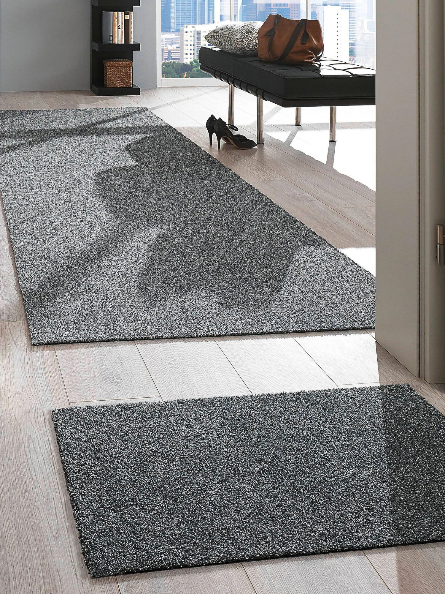 Sauberlaufmatte, Dunkelgrau Sauberlaufmatte, Dunkelgrau -Einrichtungsgegenstände Geschäft 11758 52582 Milieu