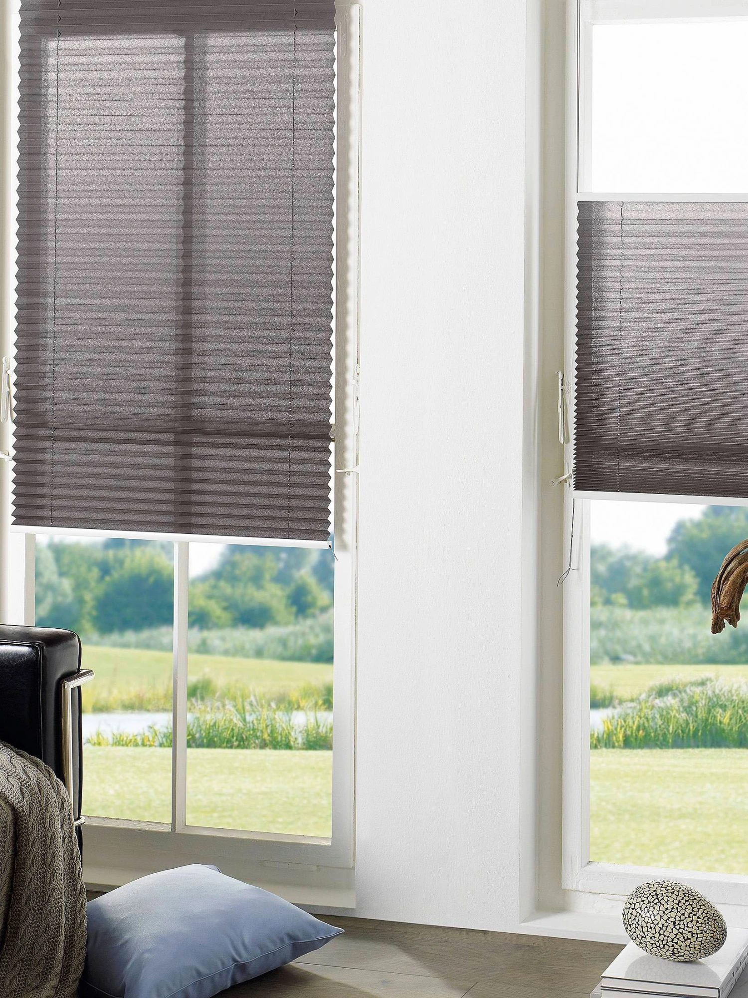 Plissee, Anthrazit Plissee, Anthrazit -Einrichtungsgegenstände Geschäft 6790 28921 Milieu