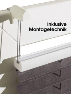 Plissee, Anthrazit 4 Plissee, Anthrazit -Einrichtungsgegenstände Geschäft 6790 28923 Lupe 2