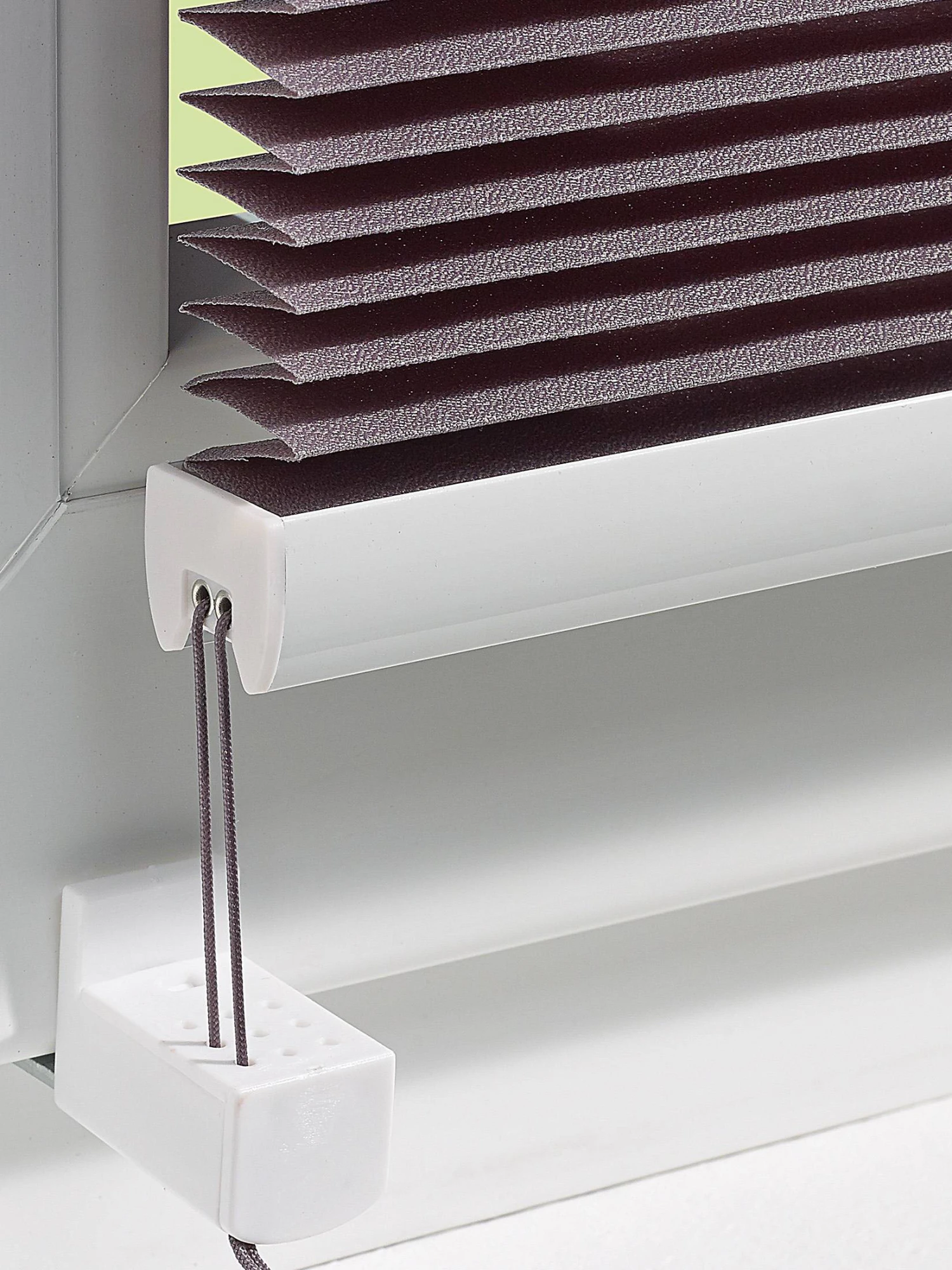 Plissee, Weiss Plissee, Weiss -Einrichtungsgegenstände Geschäft 6790 52602 Lupe