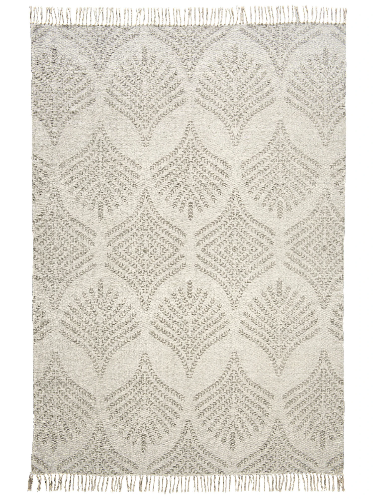 Baumwoll-Teppich, Grey Baumwoll-Teppich, Grey -Einrichtungsgegenstände Geschäft Ajala FlachgewebeTeppich Grau Grey 170x240 pla