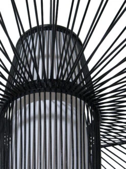 Hängeleuchte, Schwarz -Einrichtungsgegenstände Geschäft AkiFiligree Haengeleuchte Schwarz 60x60x32 lup