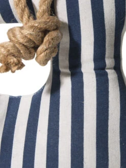 Objekt, Blau/Weiss -Einrichtungsgegenstände Geschäft Anchor Tuerstopper Weiss BlauWeiss 10x33x28 lup