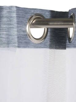 Ösenschal, Aqua -Einrichtungsgegenstände Geschäft Aria Gardine Oesenschal Blau Aqua 140x245 lup1