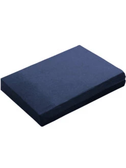 Flanell-Spannbetttuch, Dunkelblau -Einrichtungsgegenstände Geschäft Arosa Spannbetttuch Dunkelblau 100x200 per