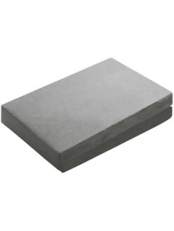 Flanell-Spannbetttuch, Sharkskin 3 Flanell-Spannbetttuch, Sharkskin -Einrichtungsgegenstände Geschäft Arosa Spannbetttuch grau sharkskin 100x200 per