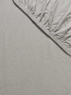 Flanell-Spannbetttuch, Sharkskin 4 Flanell-Spannbetttuch, Sharkskin -Einrichtungsgegenstände Geschäft Arosa Spannbetttuch grau sharkskin lup2