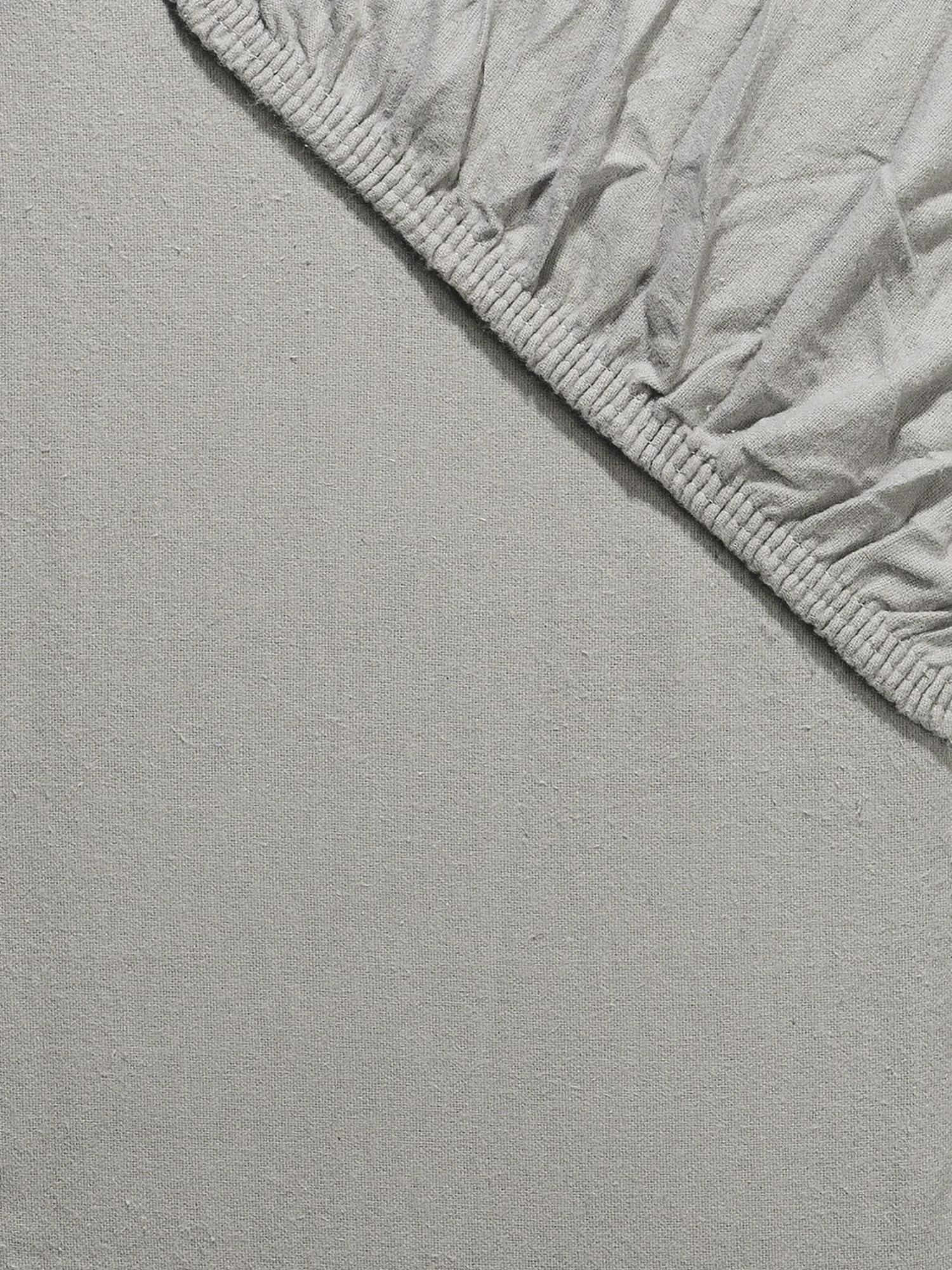 Flanell-Spannbetttuch, Sharkskin Flanell-Spannbetttuch, Sharkskin -Einrichtungsgegenstände Geschäft Arosa Spannbetttuch grau sharkskin lup2