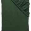 Flanell-Spannbetttuch, Tannengrün -Einrichtungsgegenstände Geschäft Arosa Spannbetttuch gruen Tannengruen 100x200 pla