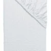 Flanell-Spannbetttuch, Weiss -Einrichtungsgegenstände Geschäft Arosa Spannbetttuch weiss 100x200 pla202