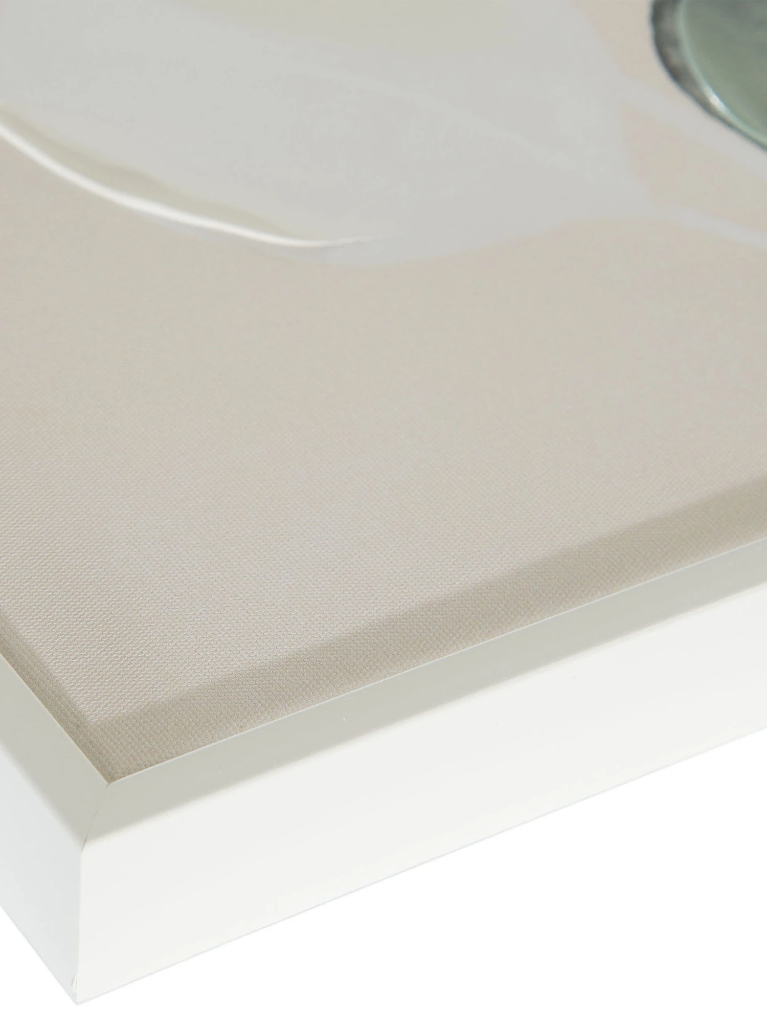 Leinwand-Druck-handbemalt, Hellgrün/Weiss Leinwand-Druck-handbemalt, Hellgrün/Weiss -Einrichtungsgegenstände Geschäft Astala Druckgerahmt Gruen HellgruenWeiss 50x70 lup2