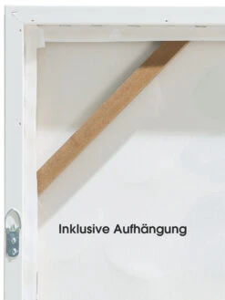 Leinwand-Druck-handbemalt, Hellgrün/Weiss 6 Leinwand-Druck-handbemalt, Hellgrün/Weiss -Einrichtungsgegenstände Geschäft Astala Druckgerahmt Gruen HellgruenWeiss 50x70 ruk