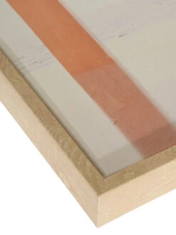 Leinwandbild, Ocker -Einrichtungsgegenstände Geschäft Ausblick Druckgerahmt Beige Ocker 40x50 lup2