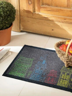 Fußmatte, Sweet Home Bunt