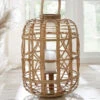 Laterne, Natural -Einrichtungsgegenstände Geschäft Balaro Laterne Braun Natural 32x32x45 mil