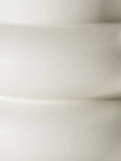 Vase, Creme -Einrichtungsgegenstände Geschäft Banda Vase Weiss Creme 13x13x27 lup2