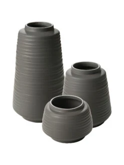 Deko-Vase, Grau -Einrichtungsgegenstände Geschäft Beijing DekoVase Grau Serie per