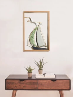 Wand-Objekt, Hellbraun