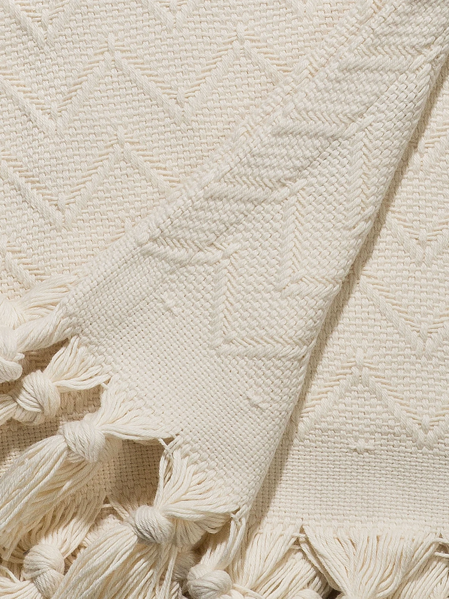 Decke, Elfenbein Decke, Elfenbein -Einrichtungsgegenstände Geschäft Bellania Decke creme elfenbein 150x200 lup1