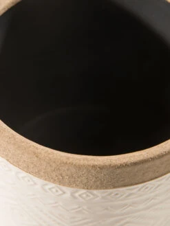 Pflanztopf, Creme -Einrichtungsgegenstände Geschäft Bengal Pflanztopf Hellbeige Creme 17x17 lup1