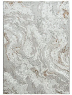 Moderner Teppich, Marmor 4 Moderner Teppich, Marmor -Einrichtungsgegenstände Geschäft Biancone ModernerTeppich Silber Marmor 160x230 pla