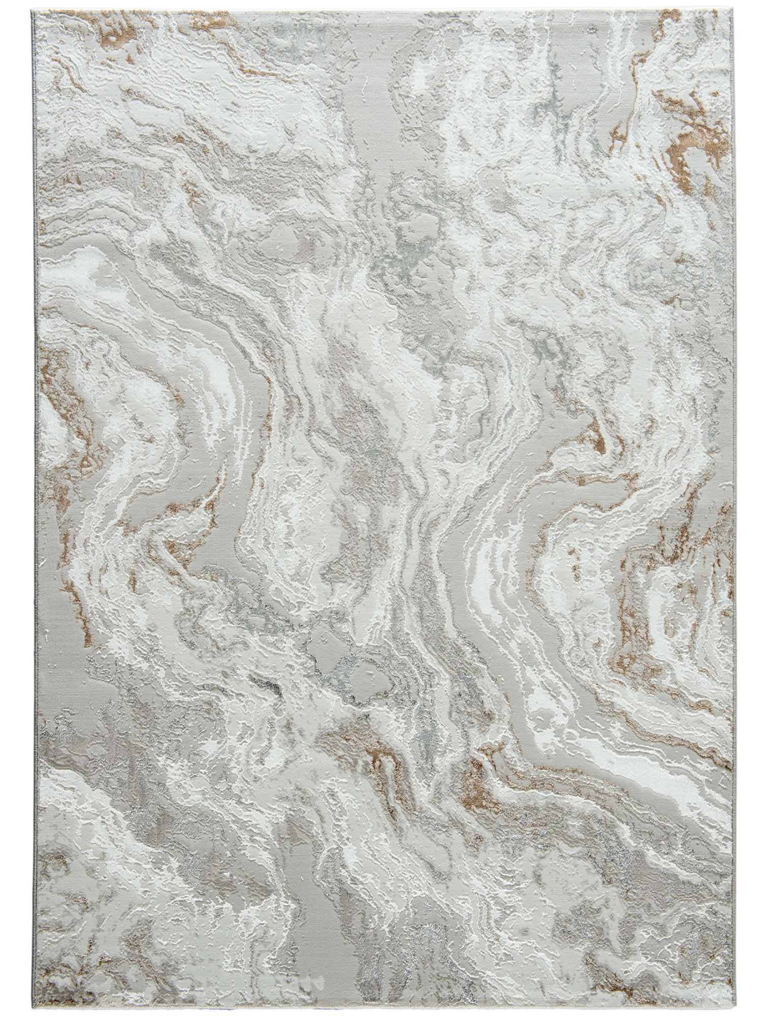 Moderner Teppich, Marmor Moderner Teppich, Marmor -Einrichtungsgegenstände Geschäft Biancone ModernerTeppich Silber Marmor 160x230 pla