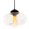 Hängeleuchte, Transparent -Einrichtungsgegenstände Geschäft Binche Pendelleuchte Transparent 27x27x20 per1
