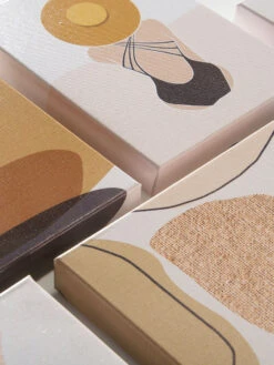 Druck, Schwarz/Braun -Einrichtungsgegenstände Geschäft Blumenideen Leinwandbild mehrfarbig SchwarzBraun 25x25 lup