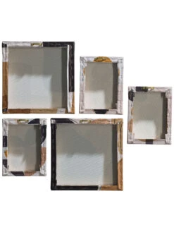 Druck, Schwarz/Braun -Einrichtungsgegenstände Geschäft Blumenideen Leinwandbild mehrfarbig SchwarzBraun 25x25 ruk2