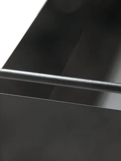 Pflanztopf, Schwarz -Einrichtungsgegenstände Geschäft Blumenkasten Pflanztopf Schwarz 20x57x74 lup1