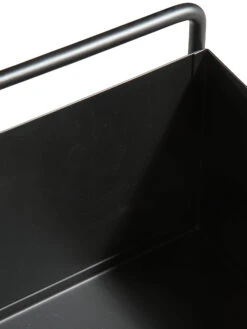 Pflanztopf, Schwarz -Einrichtungsgegenstände Geschäft Blumenkasten Pflanztopf Schwarz 20x57x74 lup2