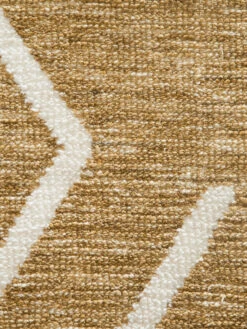 Designer-Teppich, Safran -Einrichtungsgegenstände Geschäft Bydalen DesignerTeppich Gold Safran 170x240 lup