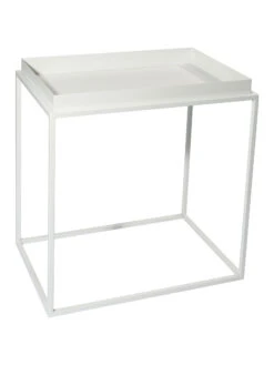 Tisch, Weiss -Einrichtungsgegenstände Geschäft Calaria Tisch Weiss 38x56x54 per1