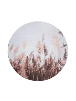 Leinwand Druck, Dunkelbeige -Einrichtungsgegenstände Geschäft Canvas3er Bild Natur Grau Dunkelbeige 30rund pla