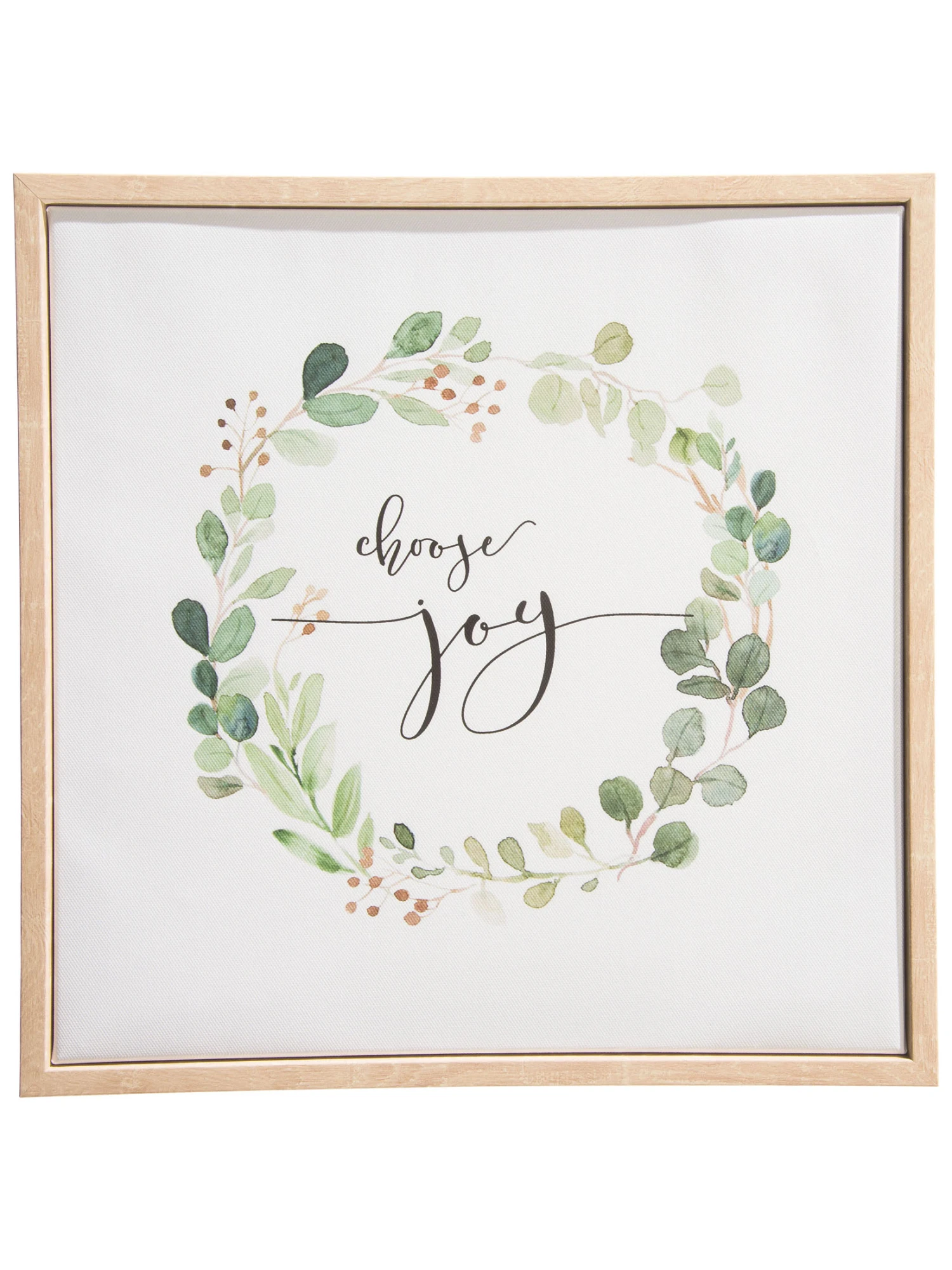 Leinwand-Druck-gerahmt, Weiss/Grün Leinwand-Druck-gerahmt, Weiss/Grün -Einrichtungsgegenstände Geschäft ChooseJoy Druckgerahmt Gruen WeissGruen 32x32 pla