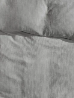 Musselin-Bettwäsche, Graphit -Einrichtungsgegenstände Geschäft Cloudy Bettwaesche Grau Graphit 135x200 lup2