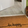 Fußmatte, Be Happy 2 Fußmatte, Be Happy -Einrichtungsgegenstände Geschäft Cochin Fussmatte Braun BeHappy 45x75 mil