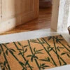 Fußmatte, Bamboo -Einrichtungsgegenstände Geschäft Cochin Fussmatte Gruen Bamboo 45x75 mil