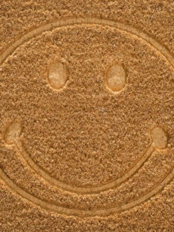 Fußmatte, Beige -Einrichtungsgegenstände Geschäft Coco Fussmatte Braun Beige 40x70 lup