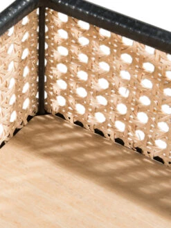 Tisch, Schwarz/Beige -Einrichtungsgegenstände Geschäft CoffeeTable Tisch Schwarz SchwarzBeige 30x60x50 lup1