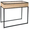 Tisch, Schwarz/Beige 1 Tisch, Schwarz/Beige -Einrichtungsgegenstände Geschäft CoffeeTable Tisch Schwarz SchwarzBeige 30x60x50 per1