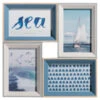 Bilderrahmen, Grau/Blau -Einrichtungsgegenstände Geschäft CollageSea Bilderrahmen Blau GrauBlau 10x15 pla