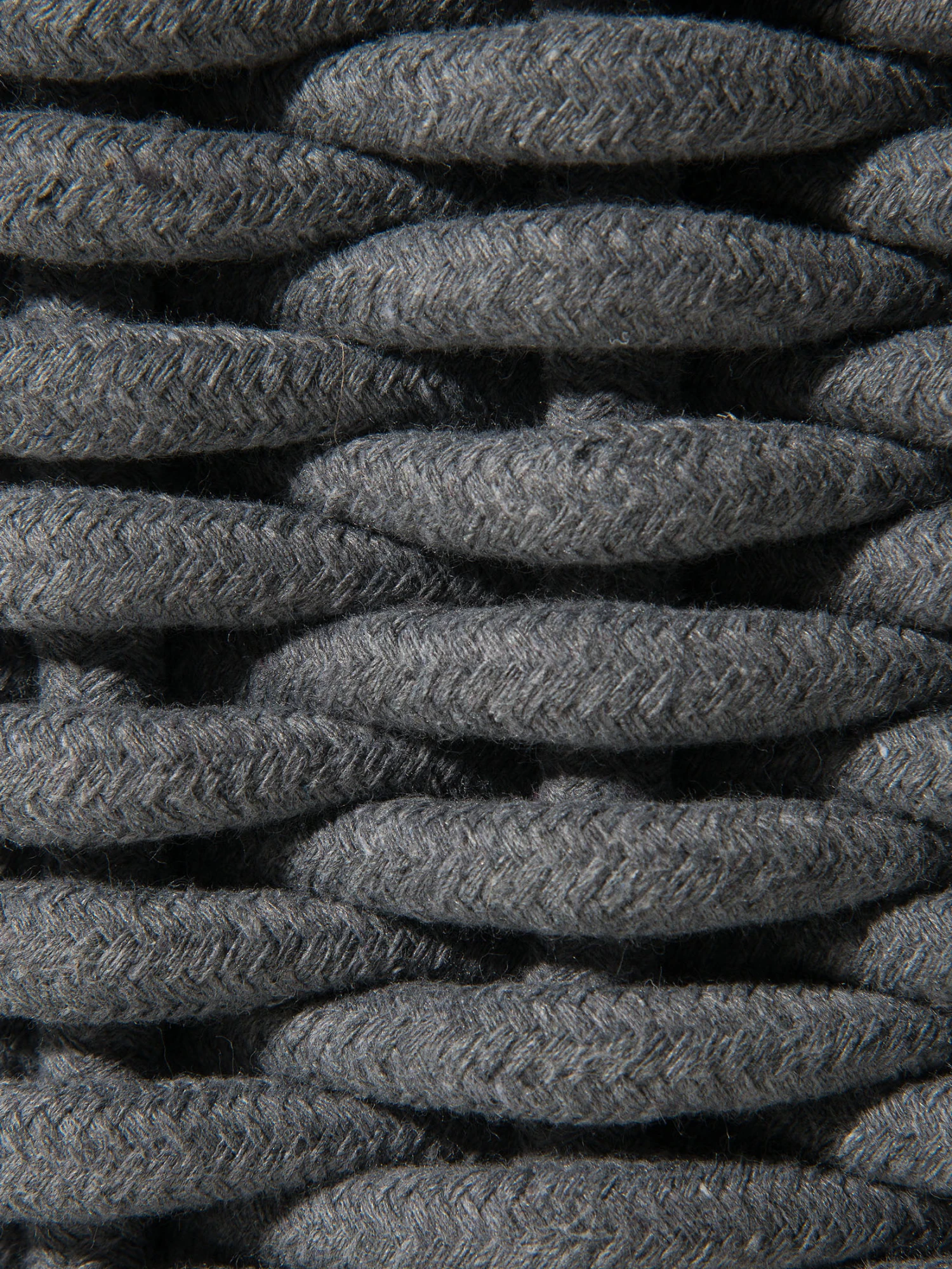 Korb, Anthrazit Korb, Anthrazit -Einrichtungsgegenstände Geschäft Cotiri Korb Dunkelgrau Anthrazit 35x35x20 lup3