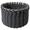 Korb, Anthrazit -Einrichtungsgegenstände Geschäft Cotiri Korb Dunkelgrau Anthrazit 35x35x20 per