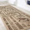 Küchenläufer, Coffee -Einrichtungsgegenstände Geschäft Cuisine FlachgewebeTeppich Beige Coffee2 80x200 mil