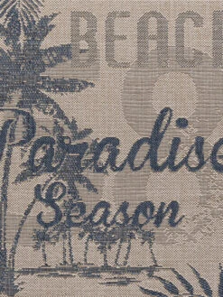 Küchenläufer, Beach -Einrichtungsgegenstände Geschäft Cuisine FlachgewebeTeppich Hellblau Beach lup