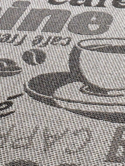 Küchenläufer, Latte Macchiato -Einrichtungsgegenstände Geschäft Cuisine Flachgewebeteppich grau 80x200 lup