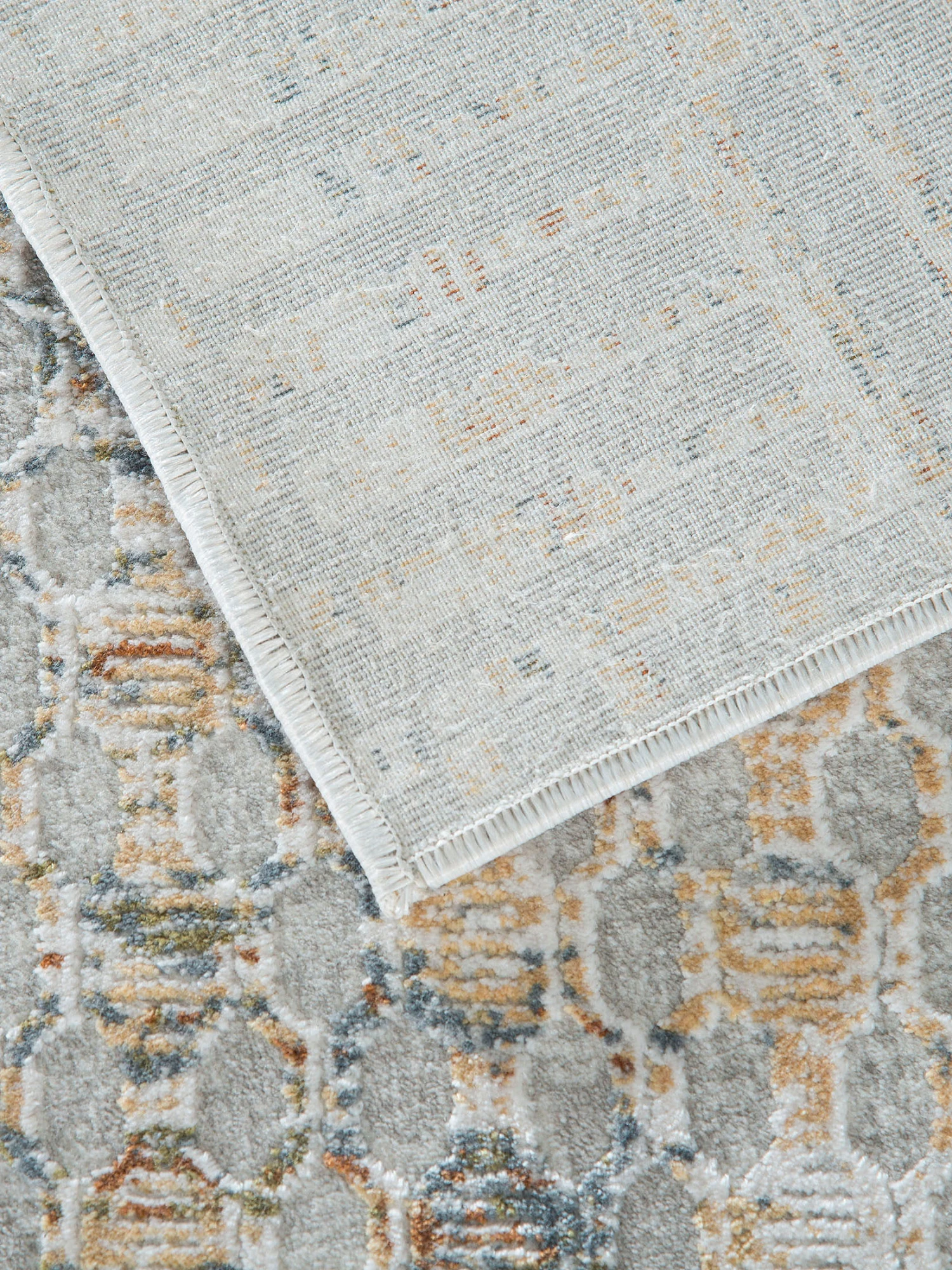 Vintage-Teppich, Silber Vintage-Teppich, Silber -Einrichtungsgegenstände Geschäft Cullen VintageTeppich Grau Silber 160x230 wel