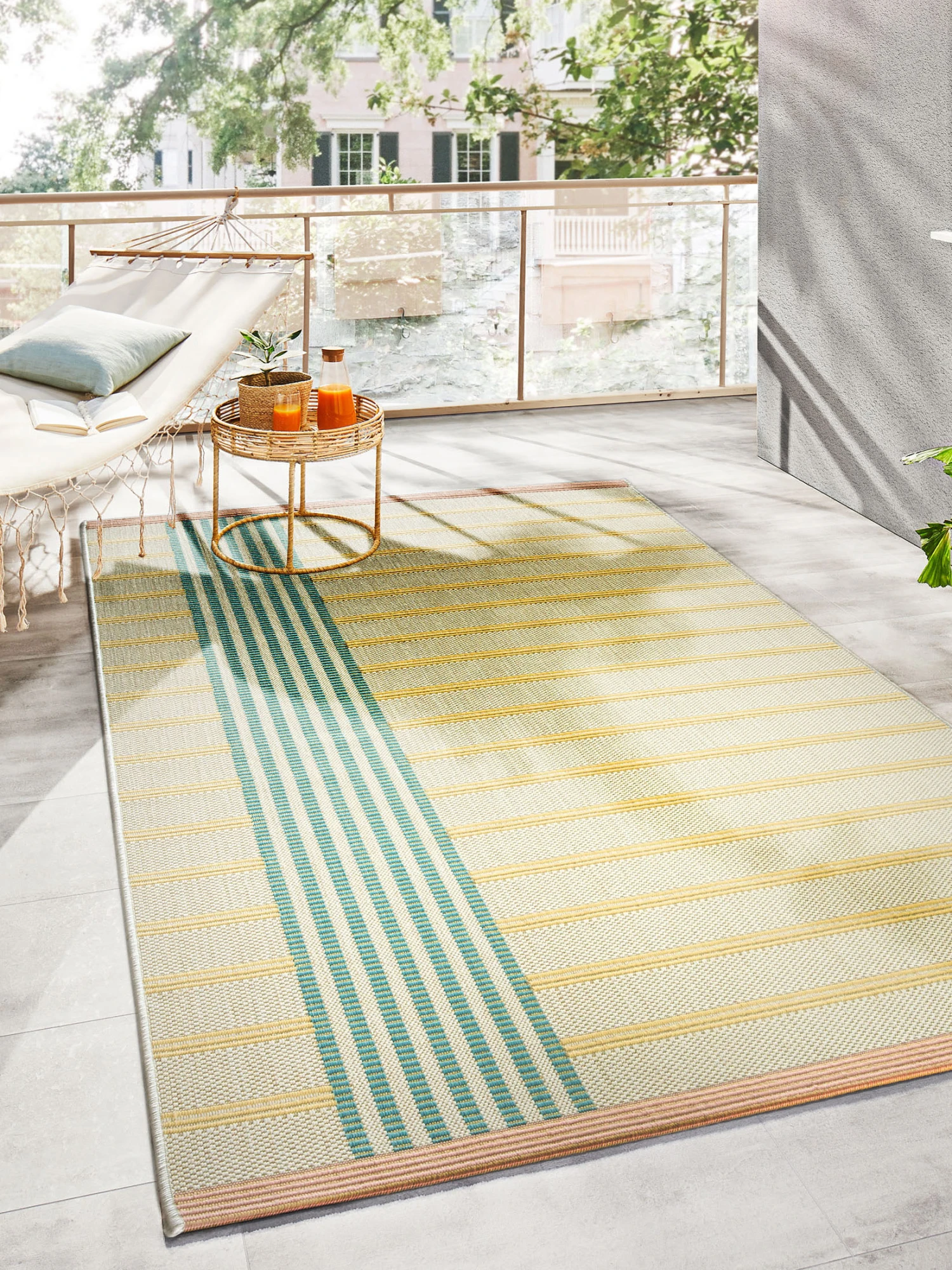 Outdoor-Teppich, Pool Outdoor-Teppich, Pool -Einrichtungsgegenstände Geschäft Cuneo Outdoor Teppich Gelb Pool 160x230 mil