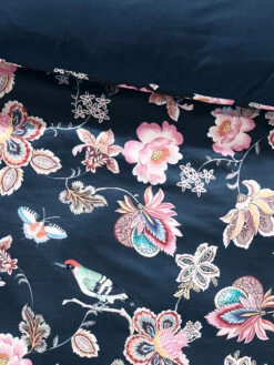 Renforcé-Bettwäsche, Navy -Einrichtungsgegenstände Geschäft Dalina Bettwaesche Blau Navy 135x200 lup